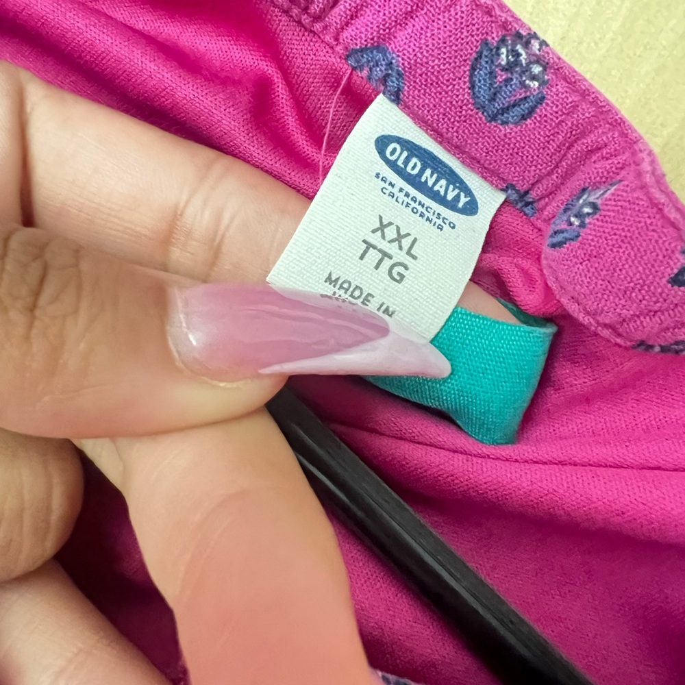 Old Navy Fuchsia and Purple Maxi Dress - Picture 2 of 2